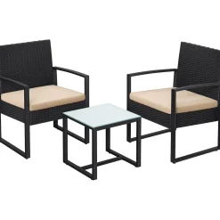 2 Chaises 1 table jardin