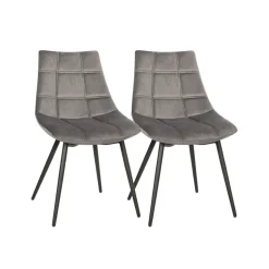 ２ Chaises moderne gris
