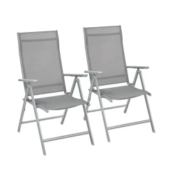 2 Chaises pliantes noir