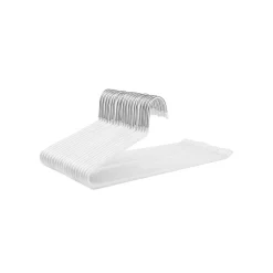 20 Cintres à ouverture blanc