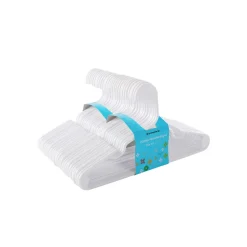 30 Cintres enfant blanc