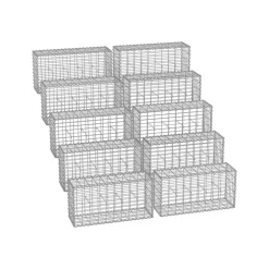 10 Gabions 100 x 30 x 30 cm