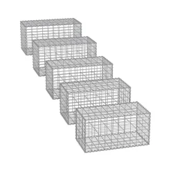 5 Gabions 100 x 30 x 30 cm