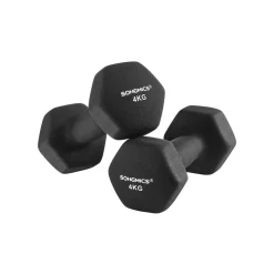 2 Haltères 4 kg noir
