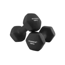 2 Haltères 10 kg noir