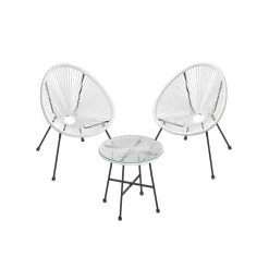 3 Meubles terrasse noir