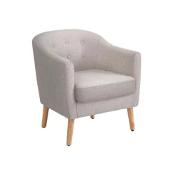 Accent Fabric Tub with Upholstered Cushion
