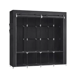 Armoire en tissu noir