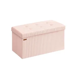 Banc de rangement pliable avec coffre