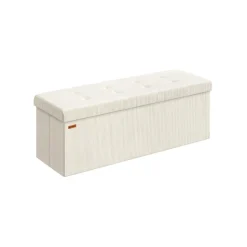 Banc de rangement pliable avec coffre