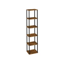 Bibliothèque à 5 niveaux montage rapide sans outils