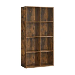 Bibliothèque 8 cases rustique