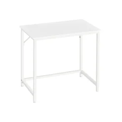 Bureau 50 x 80 cm cadre en métal noir