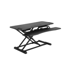 Bureau assis-debout XL noir