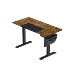 Bureau électrique 120 cm rustique