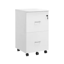 Caisson 2 tiroirs blanc