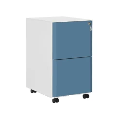 Caisson 2 tiroirs bleu canard
