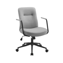 Chaise de bureau pivotante capacité 150 kg noir d'encre