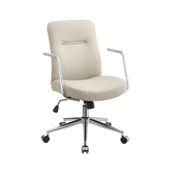 Chaise de bureau pivotante capacité 150 kg noir d'encre