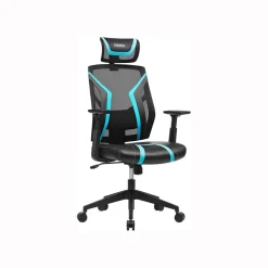Chaise gamer noir bleu