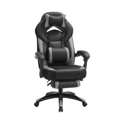 Chaise gamer noir gris