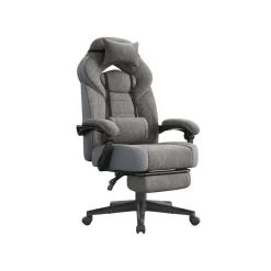 Chaise gamer noir gris