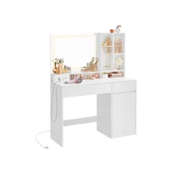 Coiffeuse avec Miroir et Lumière Largeur de 110 cm