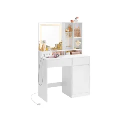 Coiffeuse avec Miroir et Lumière Largeur de 110 cm