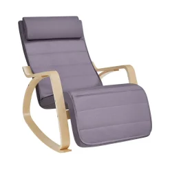 Fauteuil à bascule beige