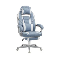 Fauteuil gamer noir gris