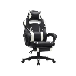 Fauteuil gamer noir gris