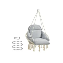Fauteuil suspendu avec coussins