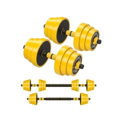 Kit haltères 20 kg jaune