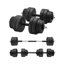 Kit haltères 30 kg noir