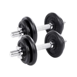 Kit haltères 20 kg noir