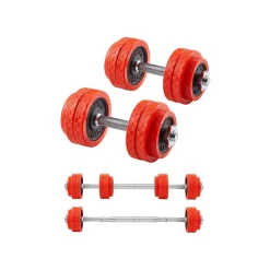 Kit haltères 30 kg rouge