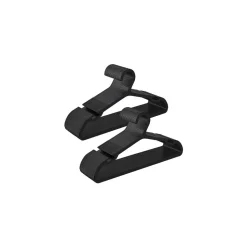 Lot de 50 cintres en plastique 41,7 cm pour placard noir d'encre