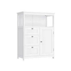 Meuble de salle de bain 3 tiroirs blanc