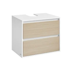 Meuble sous Vasque Mural  2 Tiroirs 40 x 60 x 50 cm
