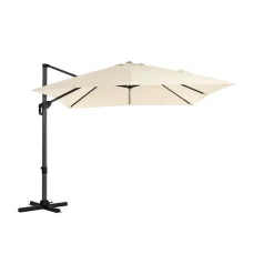 Parasol 3 x 3 m beige