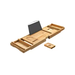 Plateau de baignoire bambou