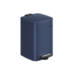 Poubelle de cuisine à pédale en acier 30 L blanc nuage