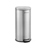 Poubelle rond 30L argent