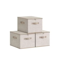 Sac de Rangement Lot de 6 Gris Tourterelle