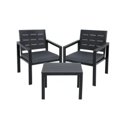 Salon jardin noir