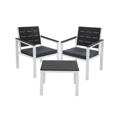 Salon jardin noir