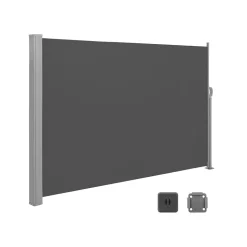 Store latéral 1,8 x 4,5 m gris