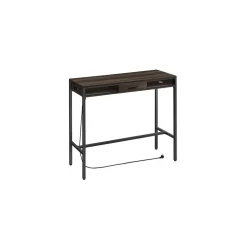 Table de bar 40 x 99,8 x 104,6 cm marron cendré