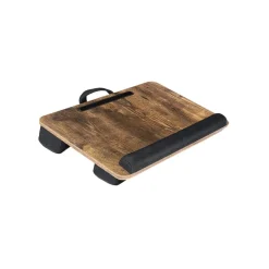 Table de lit marron rustique