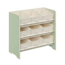 Étagère à jouets pour enfants 9 boîtes gris tourterelle